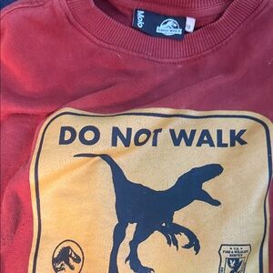 Molo Red Dinosaur Graphic Top